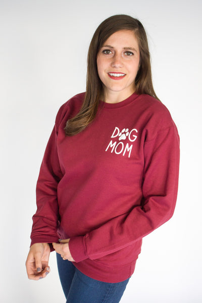 dog mom crewneck sweatshirt